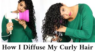 How to Diffuse your Curls to get Volume amp Definition [upl. by Marucci7]