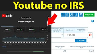 Como declarar o dinheiro recebido do Youtube na declaração do IRS em Portugal [upl. by Edalb390]