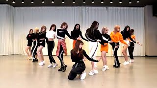 IZONE  FIESTA dance practice mirrored [upl. by Rukna627]