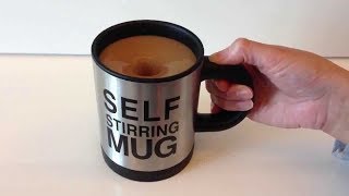 Кружка  мешалка Видео  обсер SELF STIRRING MUG Отзыв покупателя [upl. by Walls784]