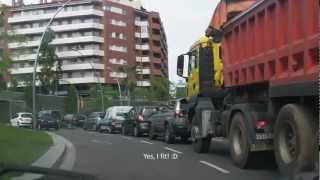 E Túnels de Barcelona Ronda del Mig  Túnel de la Rovira [upl. by Kellsie]