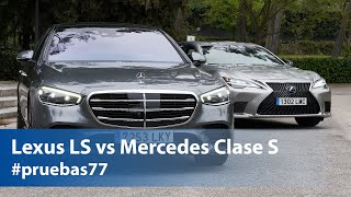 Lexus LS 500 h AWD vs MercedesBenz S 400 d 4MATIC  Vídeo comparativa km77com [upl. by Oikim]