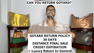 Goyard Guru  Goyard Return Policy  Luxury Return in General  Quick GoyardGang Gabbing [upl. by Lelia]