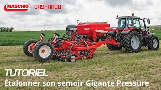 TUTORIEL  Comment faire un étalonnage GIGANTE PRESSURE  MASCHIO GASPARDO [upl. by Akirea314]