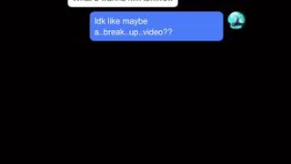 Cyrus and Christina break up text messages [upl. by Ayifa]