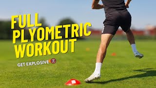 Get Explosive amp DOMINATE On The Pitch  Full Plyometric Workout For FOOTBALLERS [upl. by Accebber201]