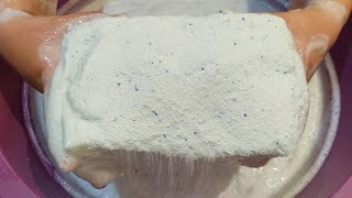 Liquid Soap Laundry Powder Persil and Recycled Paste 🤍 Sponges Squeezing 🤍 ASMR [upl. by Barnes]