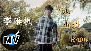 李唯楓 Coke Lee  You Dont Know 官方版MV  三立華劇 剩女保鏢 片尾曲 [upl. by Fleisher]