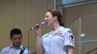 USAF Band of PacificAsia 米空軍太平洋音楽隊アジア いきものがかり じょいふる [upl. by Calondra]