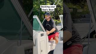 When you dock Dad’s boat 🚤🏕️  Cottage Life w coachchippy CottageLife Boating DockLife [upl. by Yvon39]