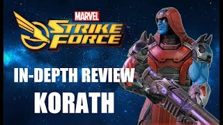 Korath the Pursuer InDepth Review  Marvel Strike Force [upl. by Jacquelin]