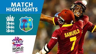 Brathwaite Hits 4 Sixes To Win  England vs West Indies  ICC Mens WT20 FINAL  Highlights [upl. by Ekeiram]