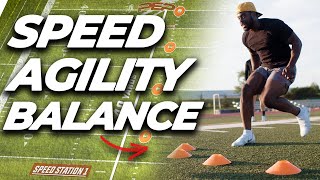 SPEED and AGILITY Training For Athletes  Full Workout [upl. by Alejandra]