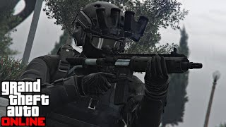 GTA V ONLINE  TRAJE DE GUERRA INSANO  MILITAR DEFESA PRETOTHE CASINO DIAMOND PS4XBOXONEPC152 [upl. by Adnuahs]