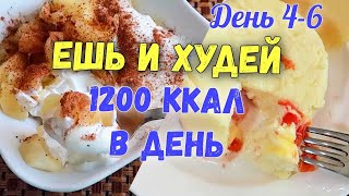 НИЗКОКАЛОРИЙНЫЕ РЕЦЕПТЫ на каждый день✔️Похудение без Диет Меню на 1200 Ккал [upl. by Enihsnus]