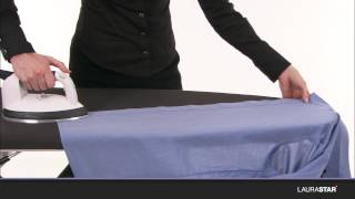 How to iron a shirt in 2 minutes  Laurastar [upl. by Etiragram]