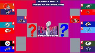 202324 NFL PLAYOFFS EXPERT BRACKET PREDICTIONS [upl. by Parsons609]