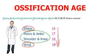 MNEMONICS  Ossification Age General Anatomy Tricks to Remember  Medical Mnemonics amp Tricks [upl. by Arad]