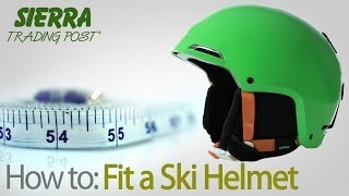 How to Fit A Ski Helmet [upl. by Nahraf]