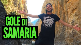 Creta Grecia  Trekking di 6 ore nelle Gole di Samaria  Consigli cucina greca [upl. by Amasa]