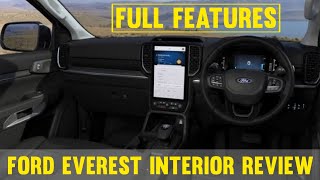 2023 Ford Everest Interior Review [upl. by Loralyn48]