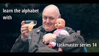 learn the alphabet with taskmaster series 14 [upl. by Josee]