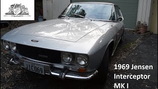 Jensen Interceptor Mk I the British Built Italian Designed amp American Powered V8 Sports Car [upl. by Annohs]