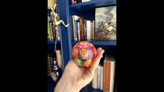 Scultura Pop Art sfera resina con Chupa Chups inglobati [upl. by Lebar878]