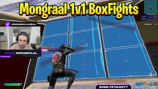 Mongraal VS MrSavage 1v1 Box Fights [upl. by Nordek]