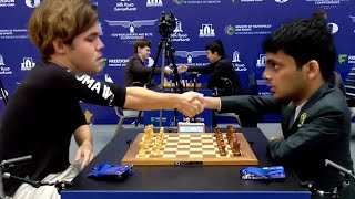 Magnus Carlsen vs Nihal Sarin  World Blitz Chess Championship 2023 [upl. by Klump639]