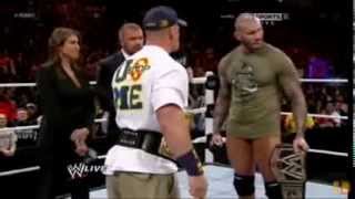 John Cena WHO IS CHAMPION  John Cena vs Randy Orton [upl. by Packston44]