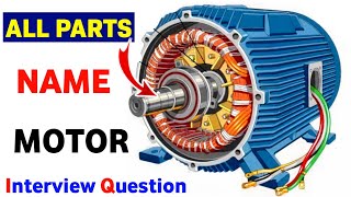 Parts Of Induction Motor in Hindi  Motor की सारे पार्ट्स नाम जानिए  motor tending electric [upl. by Reave]