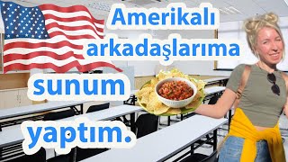 Vlog 20 AMERİKA’DA DERSTE BAŞIMA GELENLER… DERSİ GEÇMEK İÇİN YEMEK YAPTIM amerikadayaşam vlog [upl. by Lledyr]