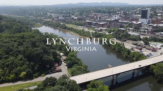 Lynchburg Virginia  4K Drone Tour [upl. by Lateehs]