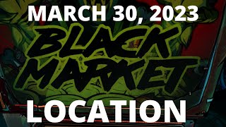 Black Market Vending Machine Location March 30 2023 Borderlands 3  Anvil [upl. by Seek486]