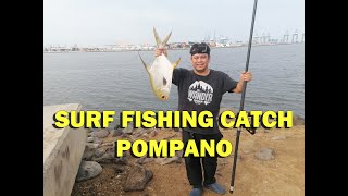 SURF FISHING MULTIPLE SPECIES CATCH POMPANO [upl. by Bonina443]