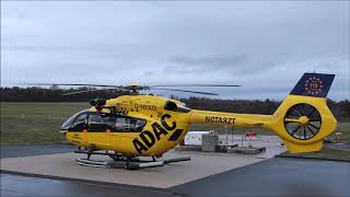 ADAC Luftrettung  Landung und Start Christoph 62 in Jena  H145 DHYAO [upl. by Edahsalof]