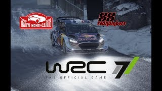 WRC 7 Monte Carlo 2018 Warmup to the Championship [upl. by Nabla]