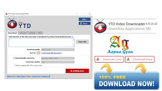 YTD Video Downloader Pro V59163 Aapna Gyan [upl. by Eiclud698]