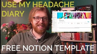 Headache amp Migraine Diary in Notion  Free Notion Template [upl. by Selassie]