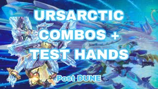 YuGiOh URSARCTIC COMBOS amp TEST HAND Post Duelist Nexus [upl. by Mckale]