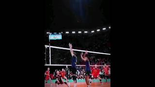 spiker unique technique 🔥🤯volleyball shorts sport [upl. by Northrup480]