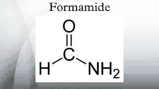 Formamide [upl. by Thebazile]