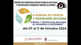 II SEMANA DE LA CIENCIA Y TECNOLOGÍA APLICADA  Ponente Dr  Adolfo Quiroz Rodríguez [upl. by Folberth]