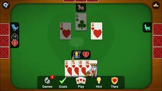 Hearts Card Game PC Part 4 Player Levels 2226 [upl. by Zurheide]