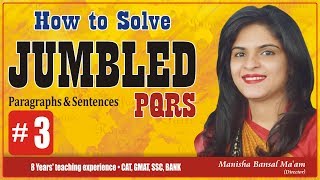 PARAJUMBLED PQRS Best Approach to solve for SSC BANK CDS by Manisha Bansal Maam 3 [upl. by Mcgray629]