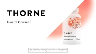 Boswellia Phytosome Supplement  Thorne® [upl. by Etnomaj]