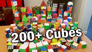 My Rubiks Cube Collection 200 Cubes [upl. by Marlyn]