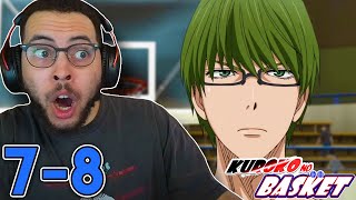 oh midorima is NICE Kuroko no Basket Episodes 78 Reaction [upl. by Eidualc]