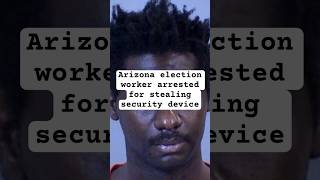 Arizona election worker arrested for stealing security device [upl. by Siuoleoj]